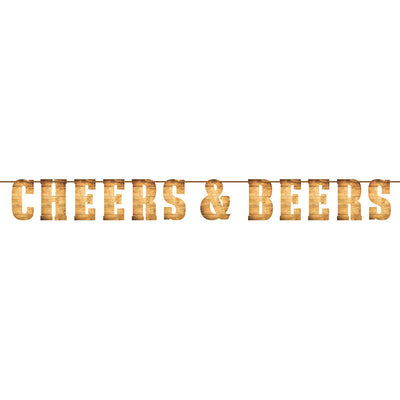 Beers and Cheers - Letter Banner