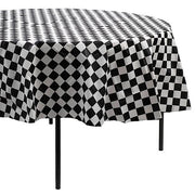 Round Table Cover/ Black and white Table Cover