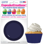 Navy Cupcake Liners 32 CT