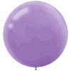 24 Inch Round Lavender Latex Balloons 4 Pack