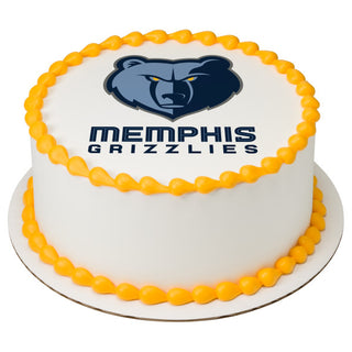 Memphis Grizzlies Edible Image Cake Topper