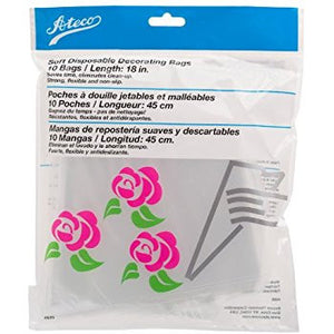 Ateco Soft Disposable Decorating Bag - 18"/ 10 Count