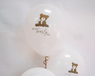We Can Bearly Wait Latex Balloons- 10 CT