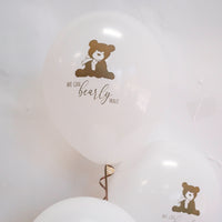Pink We Can Bearly Wait Latex Balloon Bouquet