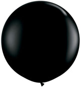 24 Inch Round Black Latex Balloons