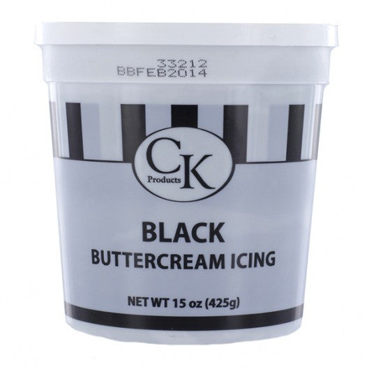 Black Buttercream Icing