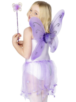 Child Butterfly Wings Purple