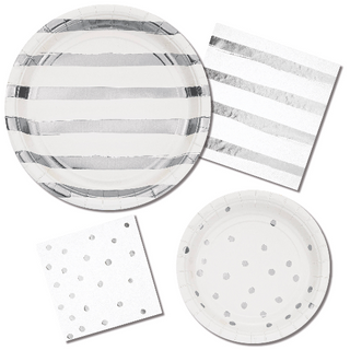 Small Dotted Dessert Plates | 7" | 8 plates per pack