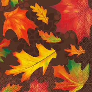 Fall Leaves - Luncheon Napkins / 2 Ply / 16 Count