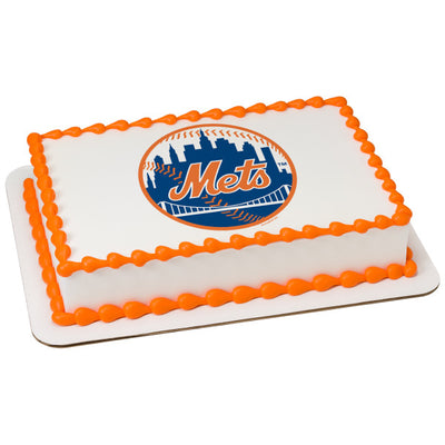 New York Mets Edible Image Cake Topper