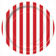 Circus Party Striped Plates