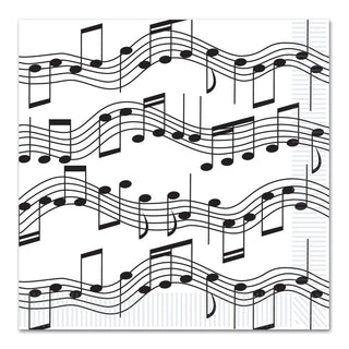 Musical Note Small Napkins