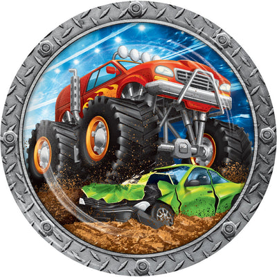 Monster Truck Rally Dinner Plate