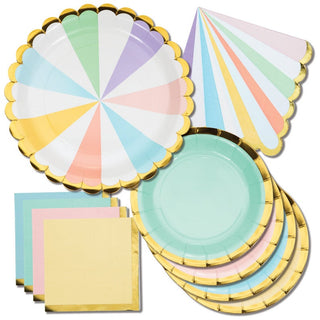 Pastel Party Dessert Plates