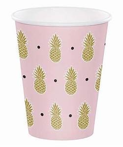 Fancy Pineapple Cups/ 12 oz./8 Count