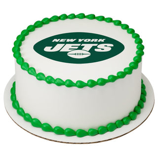 New York Jets Edible Image Cake Topper