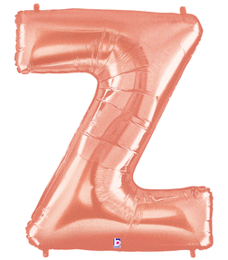 Rose Gold Letter Balloon   "Z"  40 inches