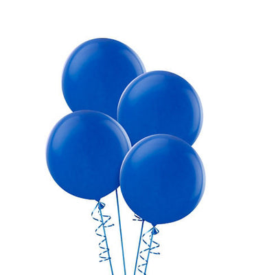 Large Round Royal Blue Balloons