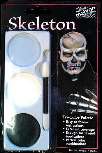 Skeleton Tri-color  Make -up kit - Mehron