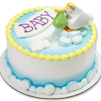 Baby Shower Stork Cake Topper Decoration